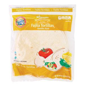 Wegmans Fajita Tortilla Gordita Style, FAMILY PACK