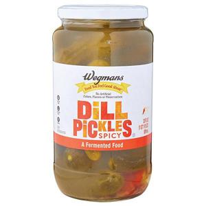 Wegmans Dill Pickles, Spicy