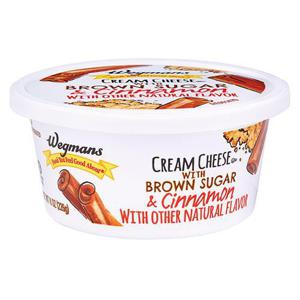 Wegmans Cream Cheese with Brown Sugar & Cinnamon