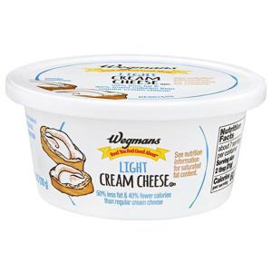 Wegmans Cream Cheese, Light