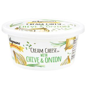 Wegmans Cream Cheese, Chive & Onion, Soft