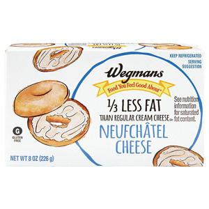 Wegmans Cream Cheese, Bar, Neufchatel