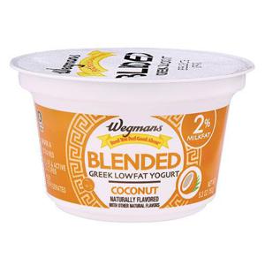 Wegmans Coconut Blended Lowfat Greek Yogurt