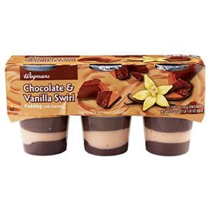 Wegmans Chocolate & Vanilla Swirl Pudding