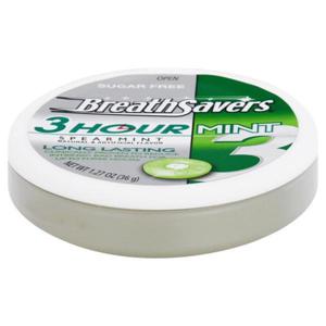 BreathSavers Mint, 3 Hour, Sugar Free, Spearmint