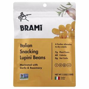 Brami Lupini Beans, Italian Snacking, Garlic & Rosemary