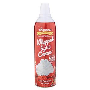 Wegmans Light Whipped Cream