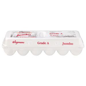 Wegmans Jumbo Eggs, 12 Count