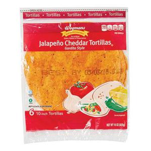 Wegmans Jalapeno Cheddar Tortillas