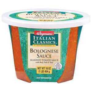 Wegmans Italian Classics Sauce, Bolognese