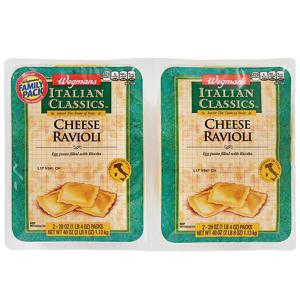 Wegmans Italian Classics Cheese Ravioli, FAMILY PACK