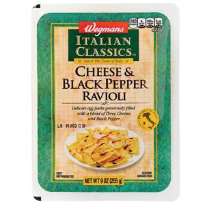 Wegmans Italian Classics Cheese & Black Pepper Ravioli