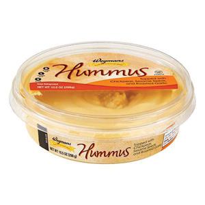 Wegmans Hummus Topped with Chickpeas, Sesame Seeds, and Roasted Garlic