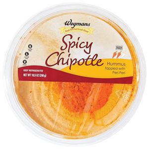 Wegmans Hummus, Spicy Chipotle, Topped with Peri Peri