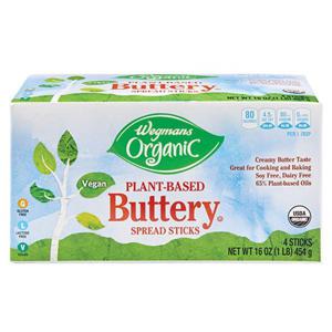 Wegmans Organic Plant-Based Buttery Spread Sticks, 4 Sticks