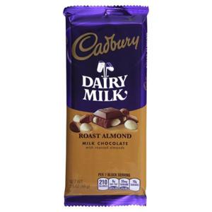 CADBURY Dairy Milk Milk Chocolate, Roast Almond