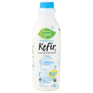 Wegmans Organic Plain Unsweetened Probiotic Kefir