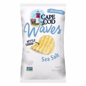 Cape Cod Waves Potato Chips, Sea Salt, Kettle Cooked