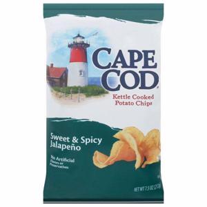 Cape Cod Potato Chips, Sweet & Spicy Jalapeno, Kettle Cooked