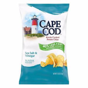 Cape Cod Potato Chips, Sea Salt & Vinegar, Kettle Cooked