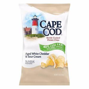 Cape Cod Potato Chips, Aged White Cheddar & Sour Cream, Kettle Cooked