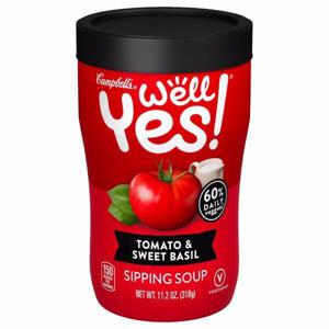 Campbell's Well Yes! Well Yes! Sipping Soup, Tomato & Sweet Basil