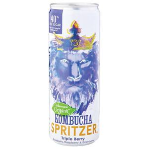 Wegmans Organic Kombucha Spritzer Triple Berry