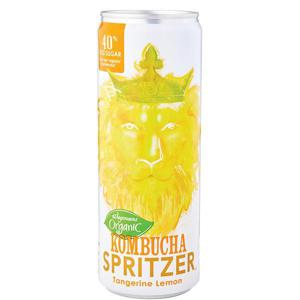 Wegmans Organic Kombucha Spritzer, Tangerine Lemon