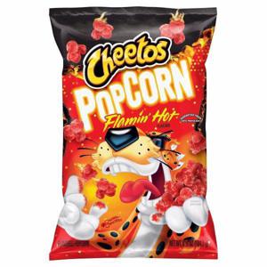 Cheetos Cheese Flavored Snacks, Flamin Hot Popcorn