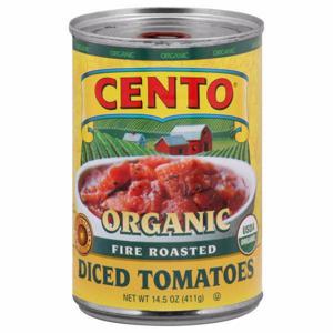 CENTO Tomatoes, Organic, Fire Roasted, Diced