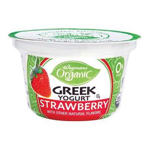 Wegmans Organic Greek Yogurt, Strawberry