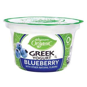 Wegmans Organic Greek Yogurt, Blueberry