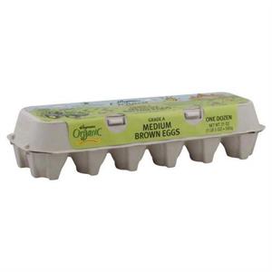 Wegmans Organic Grade A Medium Brown Eggs