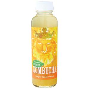 Wegmans Organic Ginger Honey Lemon Kombucha