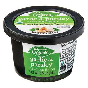 Wegmans Organic Garlic & Parsley Finishing Butter