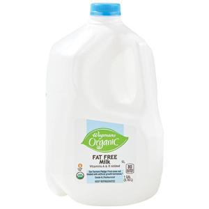 Wegmans Organic Fat Free Milk