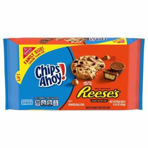 Chips Ahoy! Reese's Cookies, with Reese's Milk Chocolate Peanut Butter Cups, Family Size