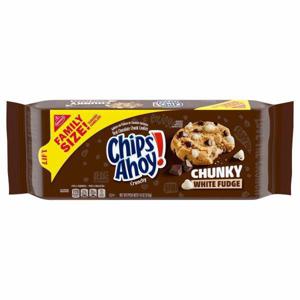 Chips Ahoy! Cookies, White Fudge, Chunky, Family Size