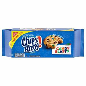 Chips Ahoy! Cookies, Chocolate Chip, Crunchy, Candy Blasts, Family Size!