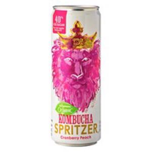 Wegmans Organic Cranberry Peach Kombucha Spritzer