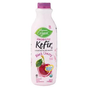 Wegmans Organic Black Cherry Probiotic Kefir