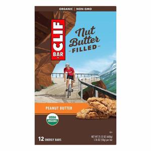 Clif Bar Energy Bars, Peanut Butter, Nut Butter Filled