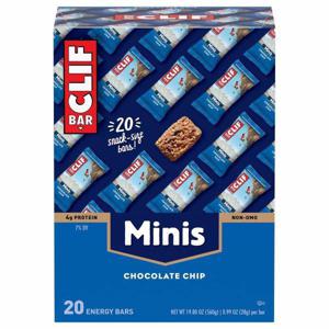 Clif Bar Energy Bars, Chocolate Chip, Minis, 20 Pack