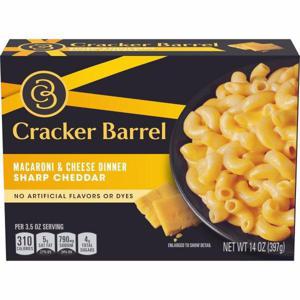 Cracker Barrel Sharp Cheddar Macaroni & Cheese Dinner