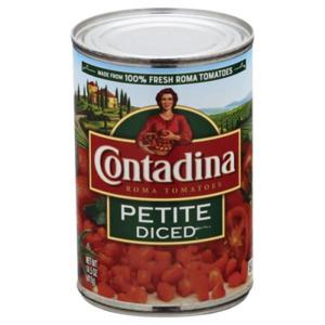 Contadina Tomatoes, Petite, Diced