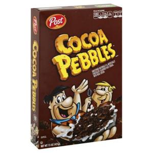 Cocoa Pebbles Cereal, Chocolate Flavored