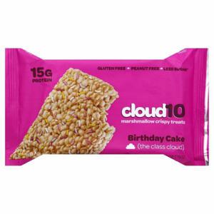 Cloud 10 Marshmallow Crispy Treats, Birthday Cake