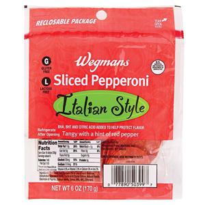 Wegmans Sliced Pepperoni, Italian Style