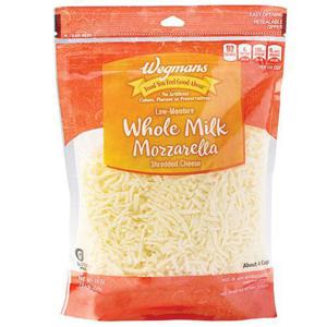 Wegmans Shredded Whole Milk Mozzarella Cheese