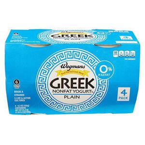 Wegmans Plain Greek Nonfat Yogurt